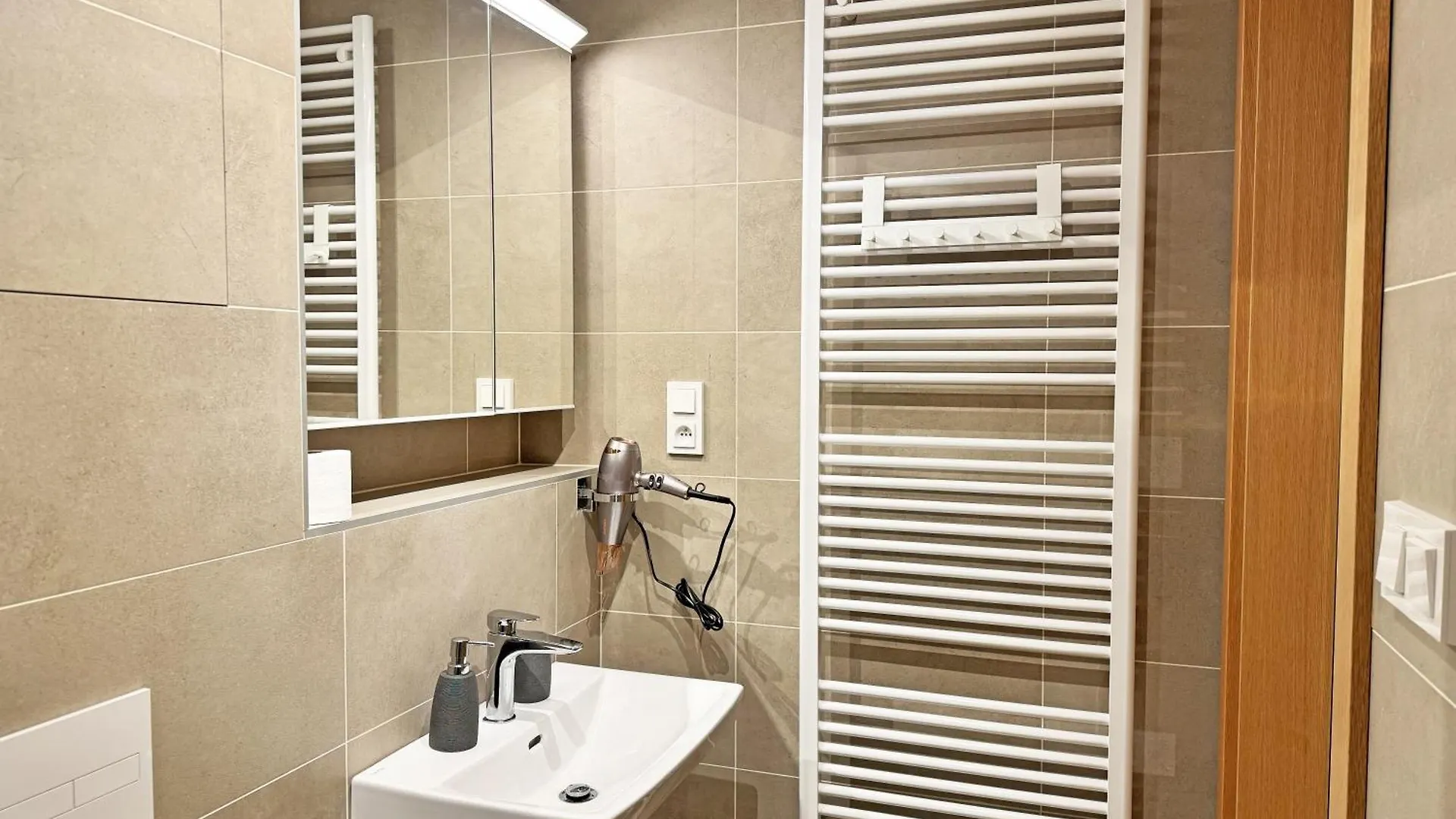 Apartment New Studio, King Bed, Free Parking, Terrace Prague