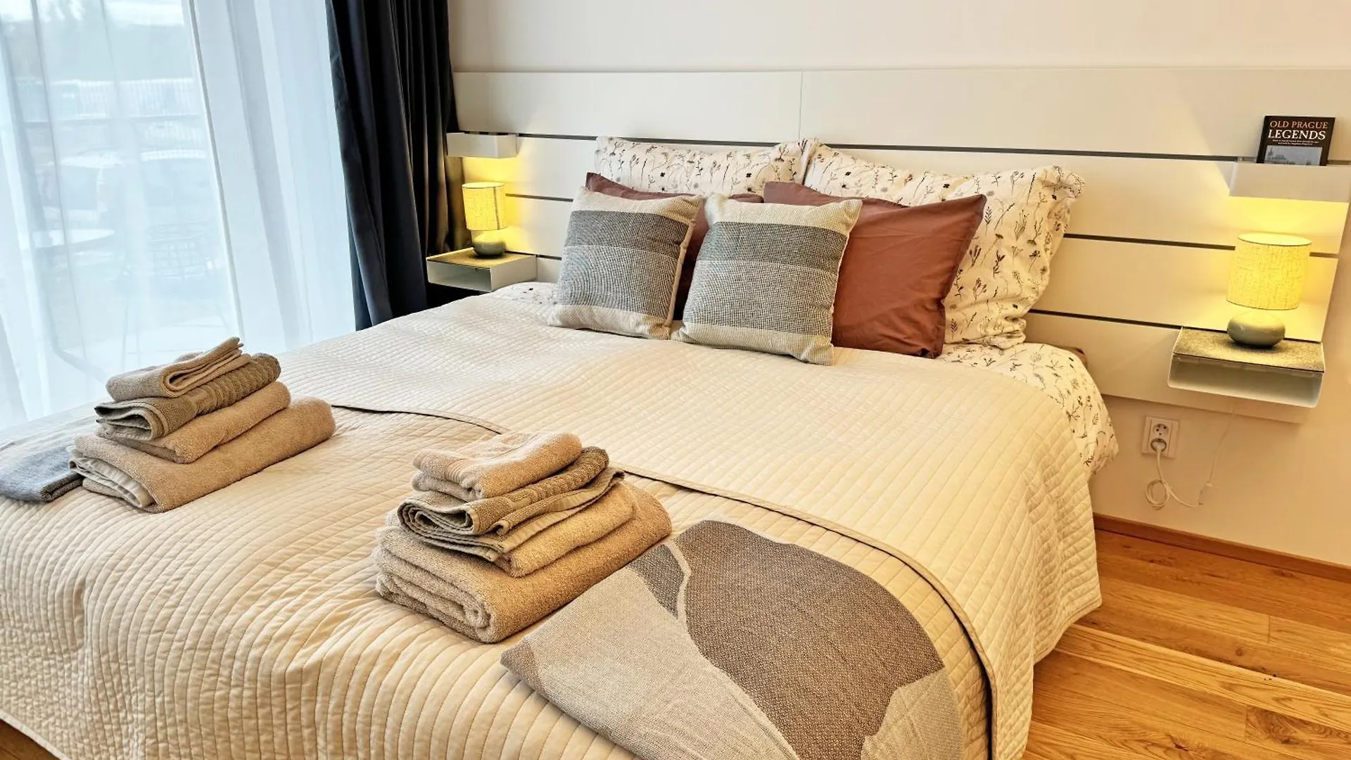 New Studio, King Bed, Free Parking, Terrace Prague 0*,  Czech Republic